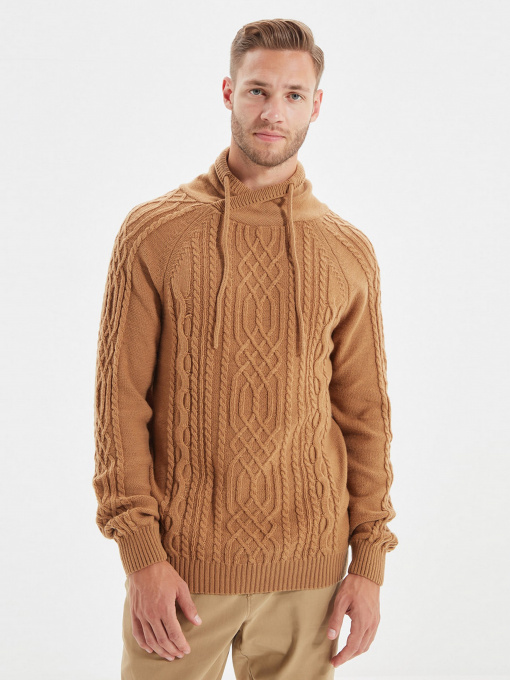 Джемпер Trendyol модель TMNAW22KZ0287/Camel Фото