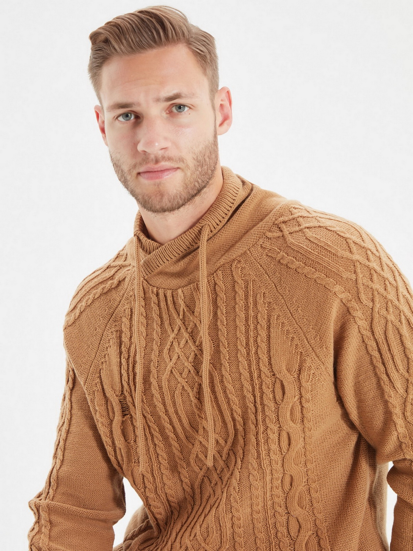 Джемпер Trendyol модель TMNAW22KZ0287/Camel Фото