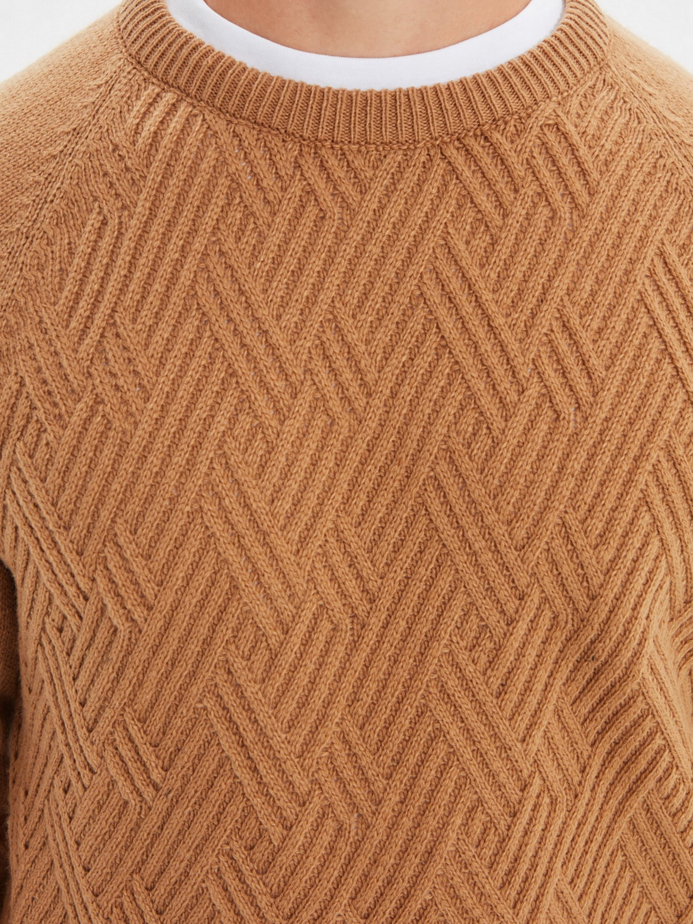 Джемпер Trendyol модель TMNAW22KZ0290/Camel Фото