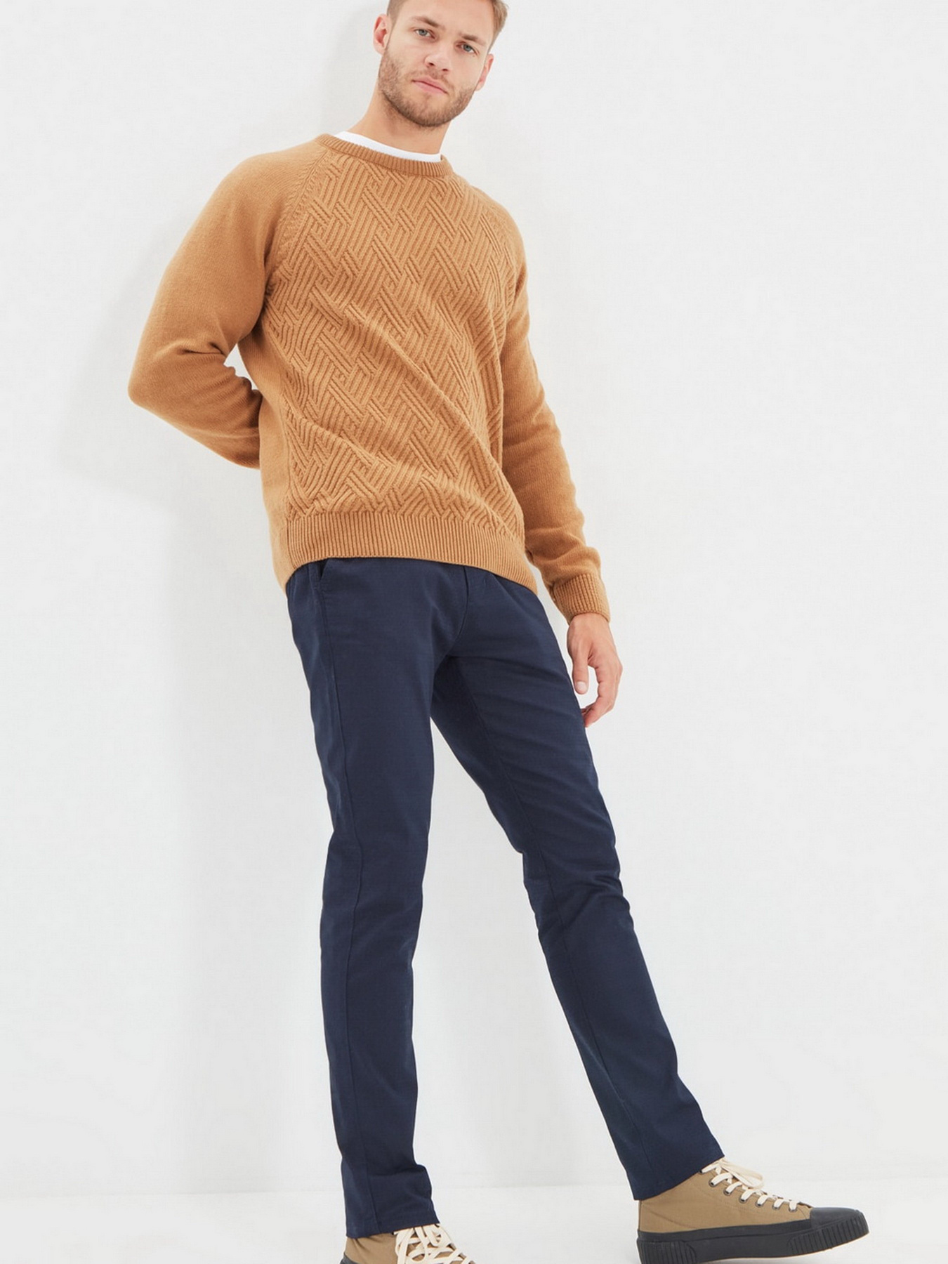 Джемпер Trendyol модель TMNAW22KZ0290/Camel Джемпер Trendyol модель TMNAW22KZ0290/Camel Фото