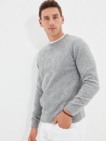 Джемпер Trendyol модель TMNAW22KZ0290/Gri Фото