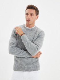 Джемпер Trendyol модель TMNAW22KZ0290/Gri Фото