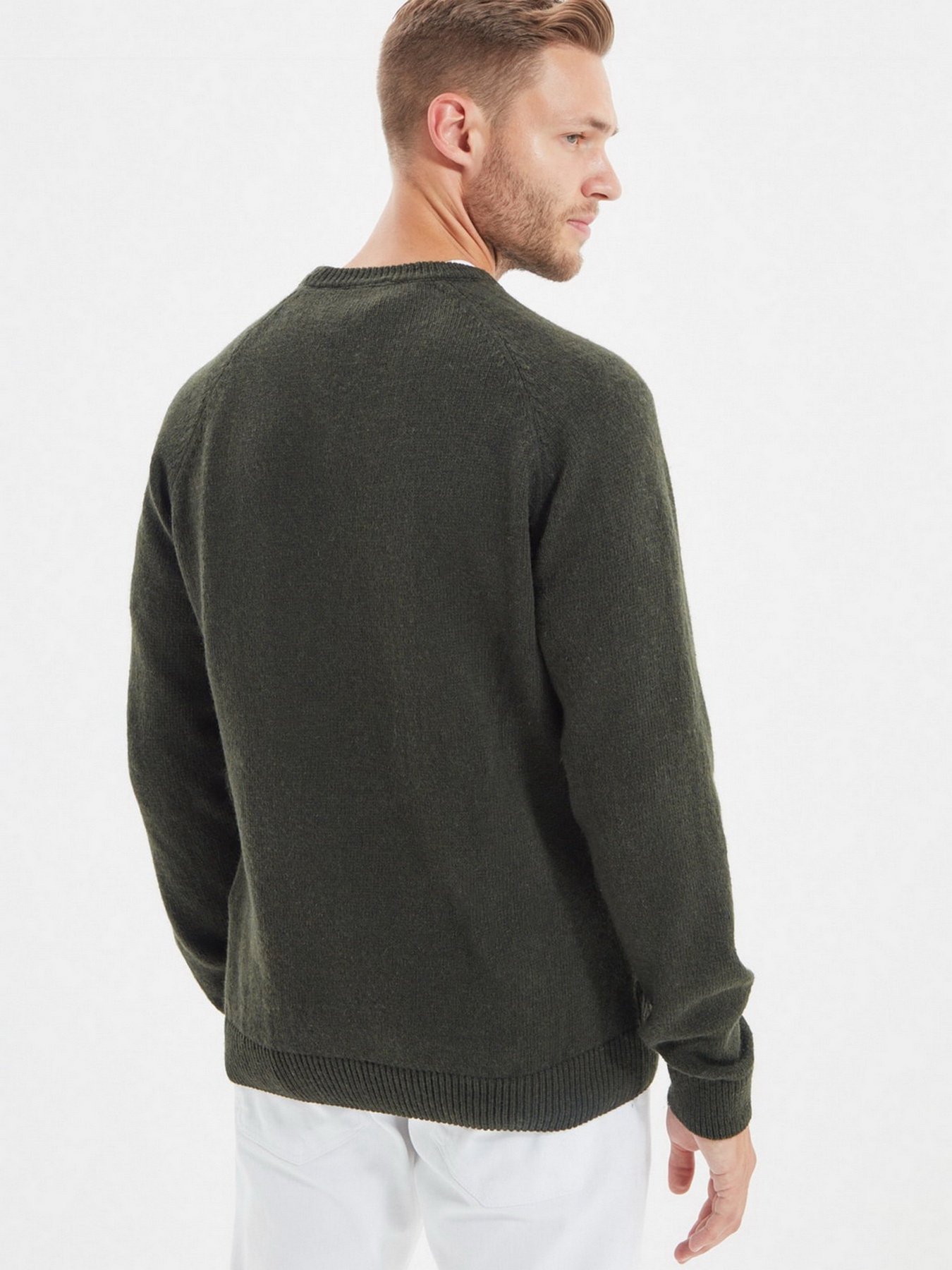 Джемпер Trendyol модель TMNAW22KZ0290/Haki Джемпер Trendyol модель TMNAW22KZ0290/Haki Фото