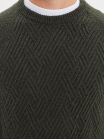 Джемпер Trendyol модель TMNAW22KZ0290/Haki Джемпер Trendyol модель TMNAW22KZ0290/Haki Фото