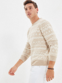 Джемпер Trendyol модель TMNAW22KZ0298/Camel Фото