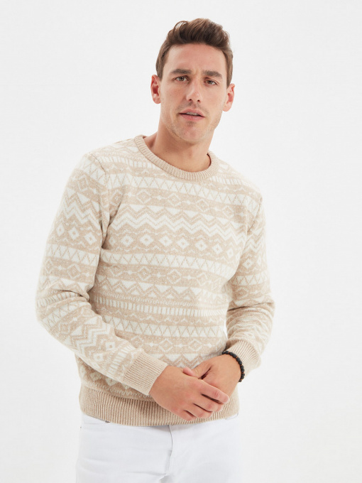 Джемпер Trendyol модель TMNAW22KZ0298/Camel Фото