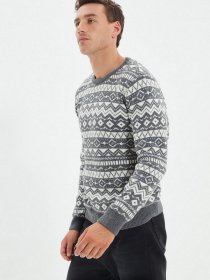 Джемпер Trendyol модель TMNAW22KZ0298/Gri Фото