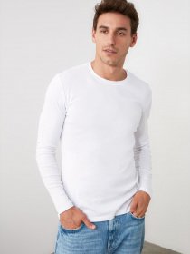 Футболки и поло Trendyol модель TMNAW20TS0199/Beyaz Фото