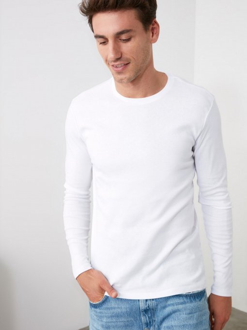 Футболки і поло Trendyol модель TMNAW20TS0199/Beyaz Фото