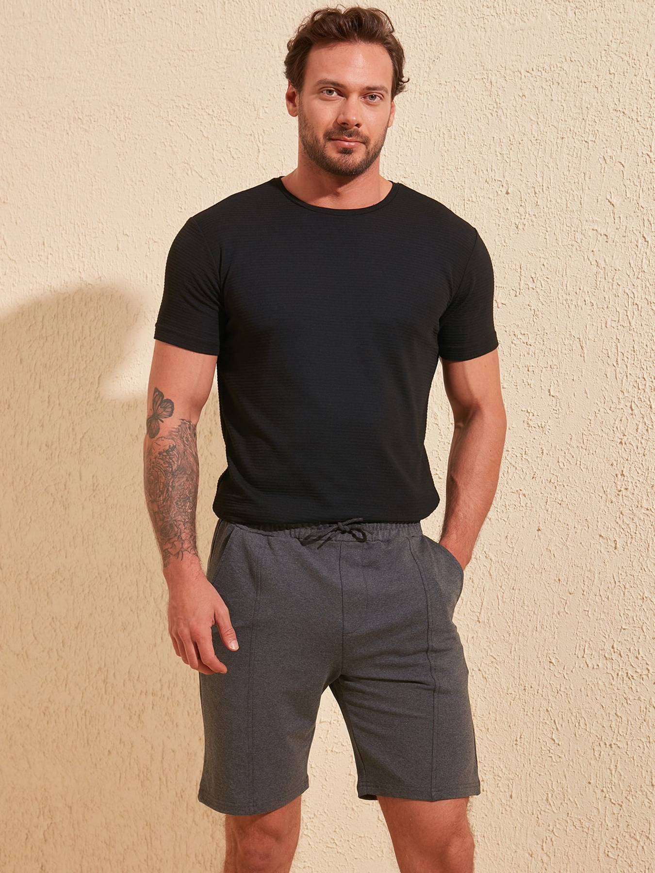 Шорты Trendyol модель TMNSS20SR0070/Antrasit Фото