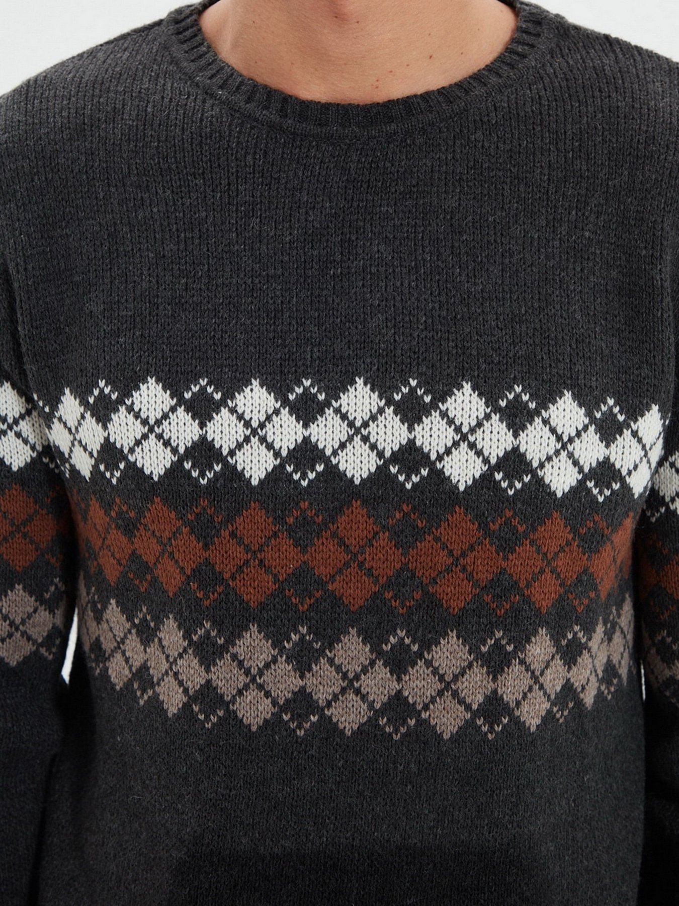 Джемпер Trendyol модель TMNAW22KZ0299/Antrasit Джемпер Trendyol модель TMNAW22KZ0299/Antrasit Фото