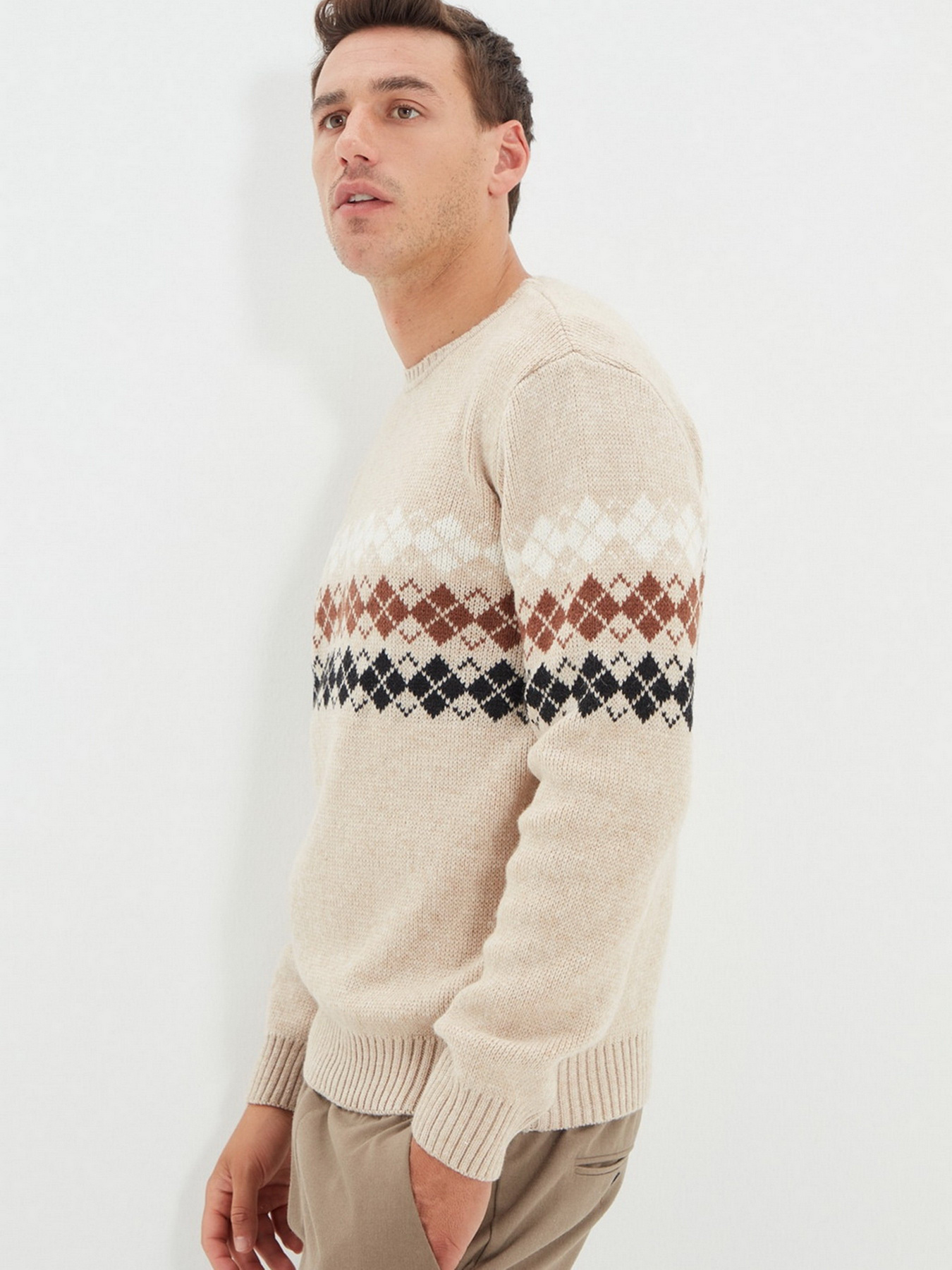 Джемпер Trendyol модель TMNAW22KZ0299/Bej Фото