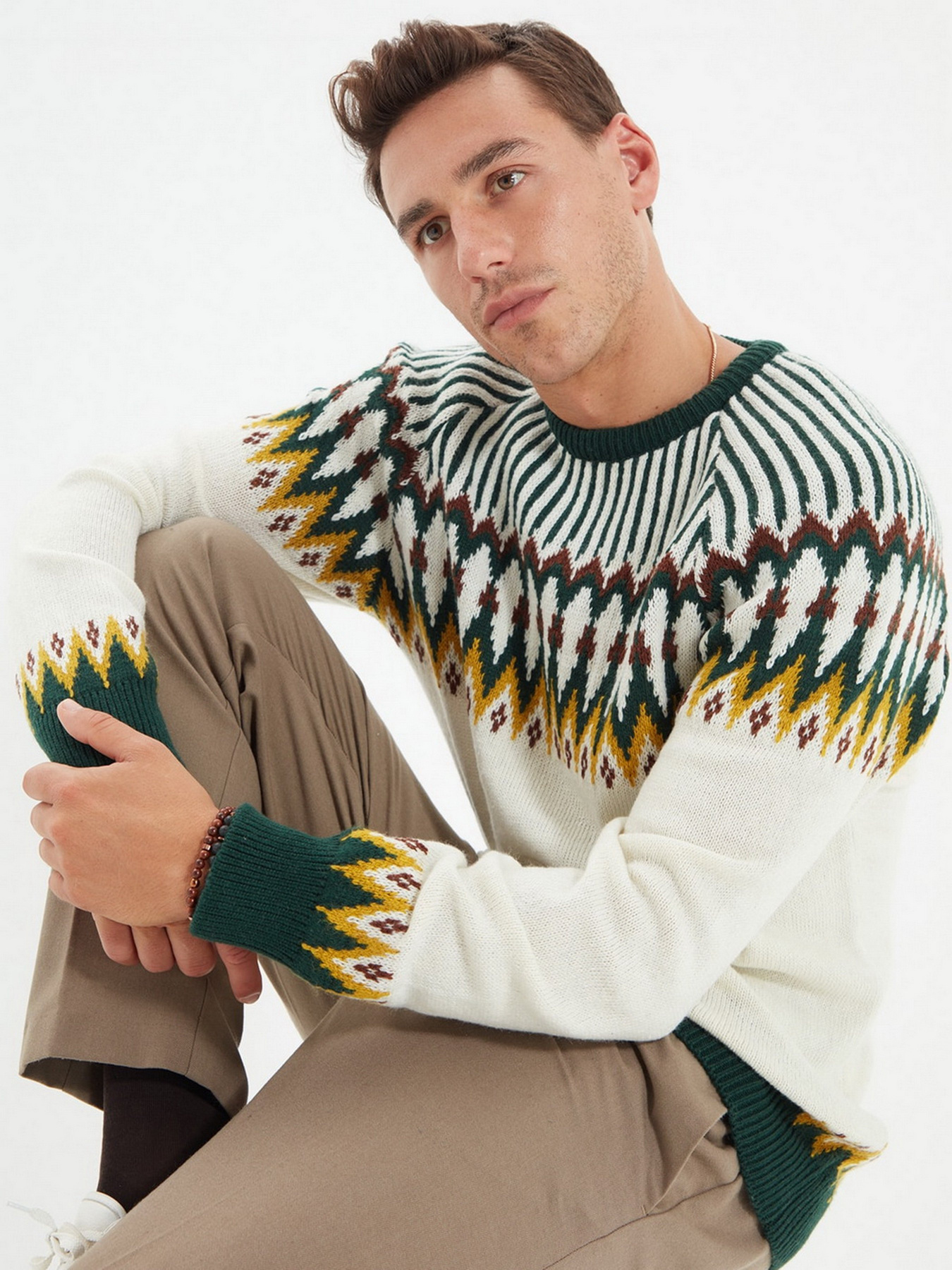 Джемпер Trendyol модель TMNAW22KZ0301/Bej Фото