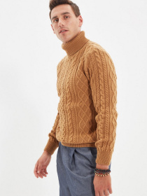 Свитер Trendyol модель TMNAW22KZ0302/Camel Фото