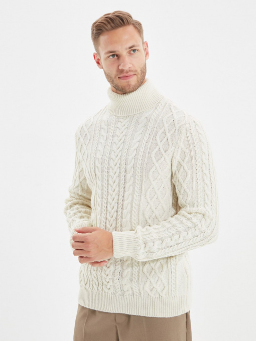 Светр Trendyol модель TMNAW22KZ0302/Ekru Фото