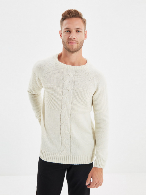 Джемпер Trendyol модель TMNAW22KZ0320/Beyaz Фото