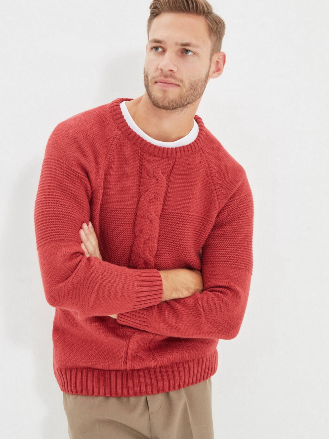 Джемпер Trendyol модель TMNAW22KZ0320/Gul Kurusu Фото