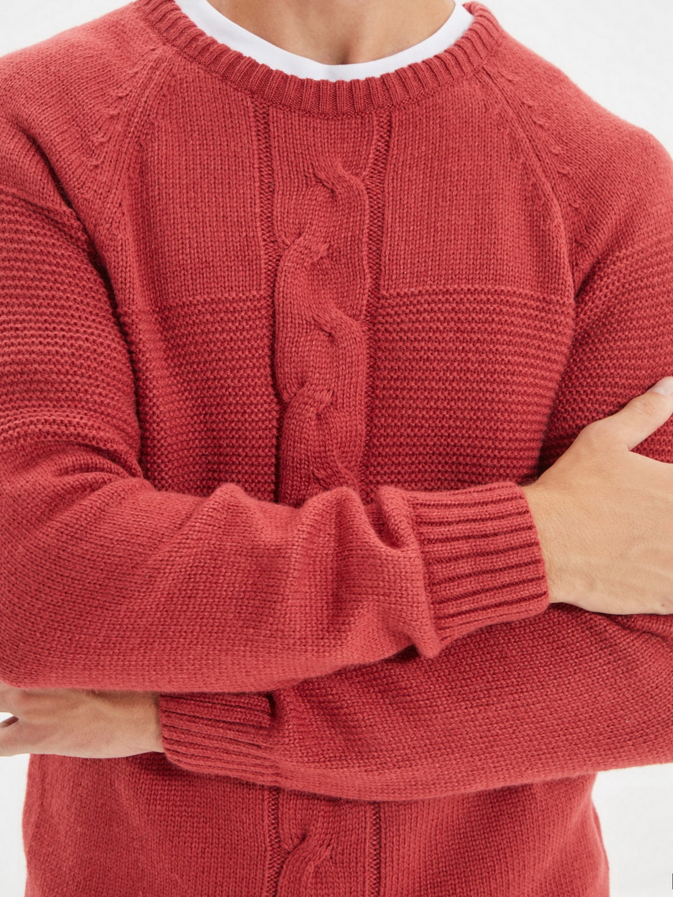 Джемпер Trendyol модель TMNAW22KZ0320/Gul Kurusu Фото