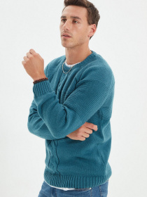 Джемпер Trendyol модель TMNAW22KZ0320/Petrol Фото