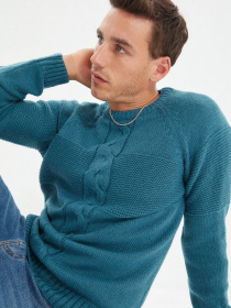 Джемпер Trendyol модель TMNAW22KZ0320/Petrol Фото