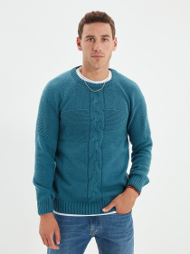 Джемпер Trendyol модель TMNAW22KZ0320/Petrol Фото