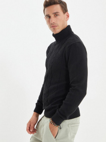 Свитер Trendyol модель TMNAW22KZ0322/Siyah Свитер Trendyol модель TMNAW22KZ0322/Siyah Фото