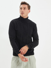 Свитер Trendyol модель TMNAW22KZ0322/Siyah Свитер Trendyol модель TMNAW22KZ0322/Siyah Фото