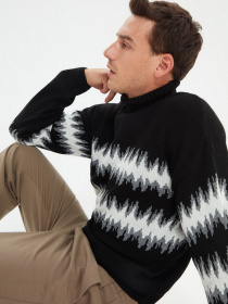 Джемпер Trendyol модель TMNAW22KZ0332/Siyah Джемпер Trendyol модель TMNAW22KZ0332/Siyah Фото