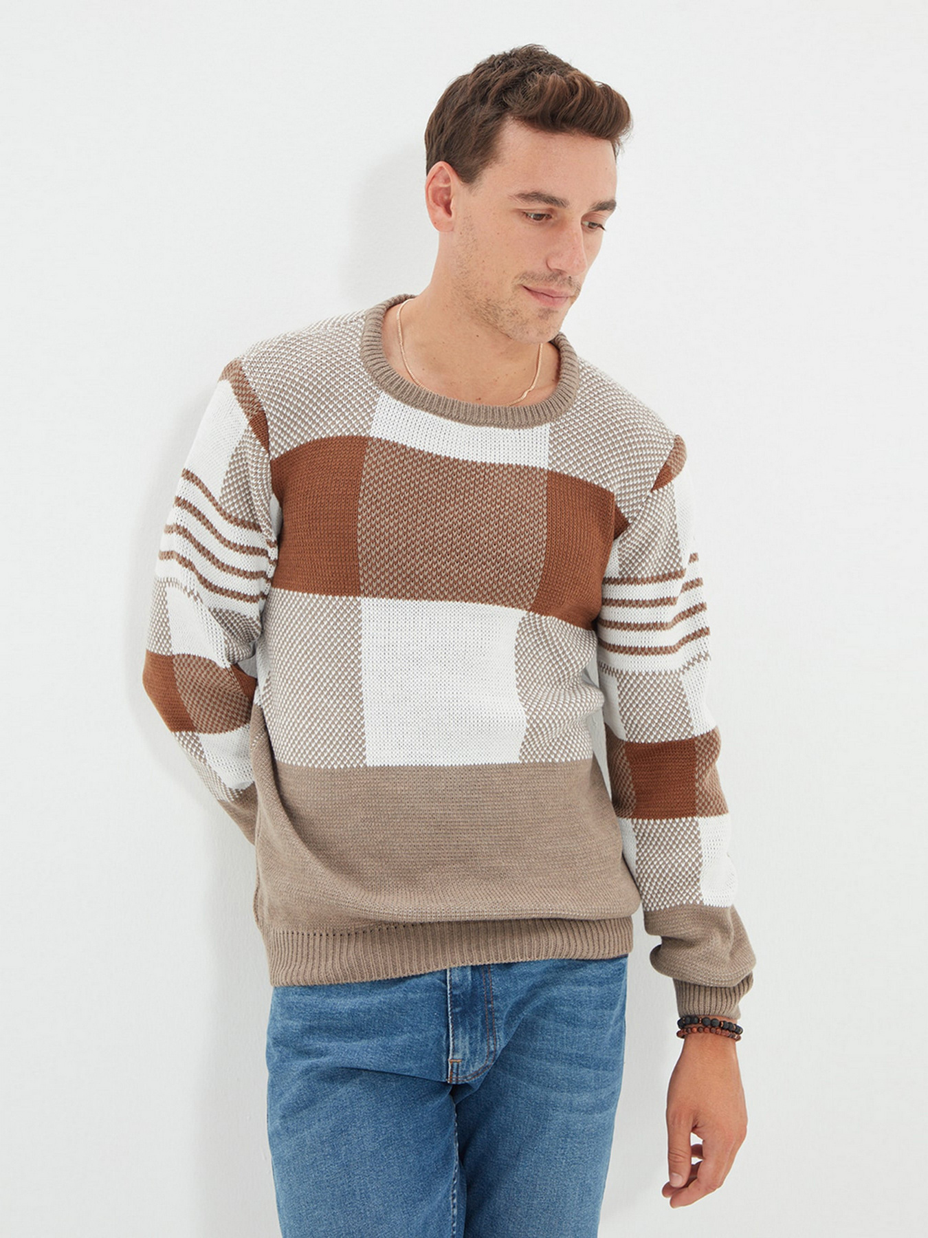 Джемпер Trendyol модель TMNAW22KZ0335/Bej Фото