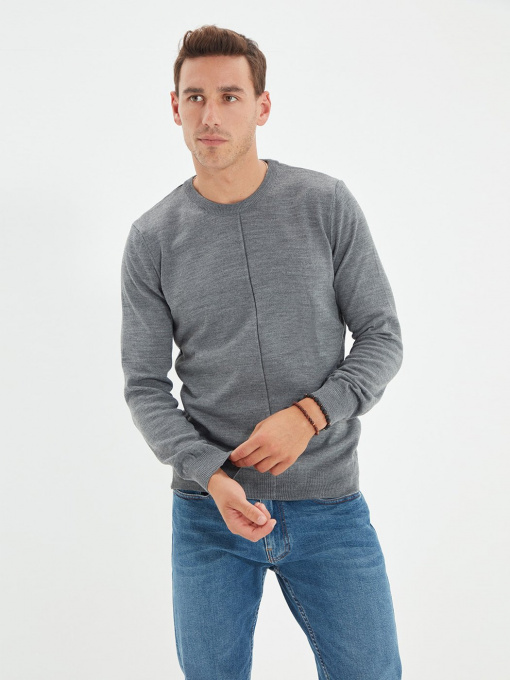 Джемпер Trendyol модель TMNAW22KZ0339/Gri Фото