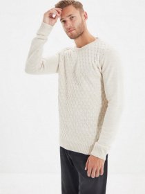 Джемпер Trendyol модель TMNAW22KZ0374/Bej Фото