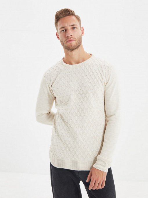 Джемпер Trendyol модель TMNAW22KZ0374/Bej Фото