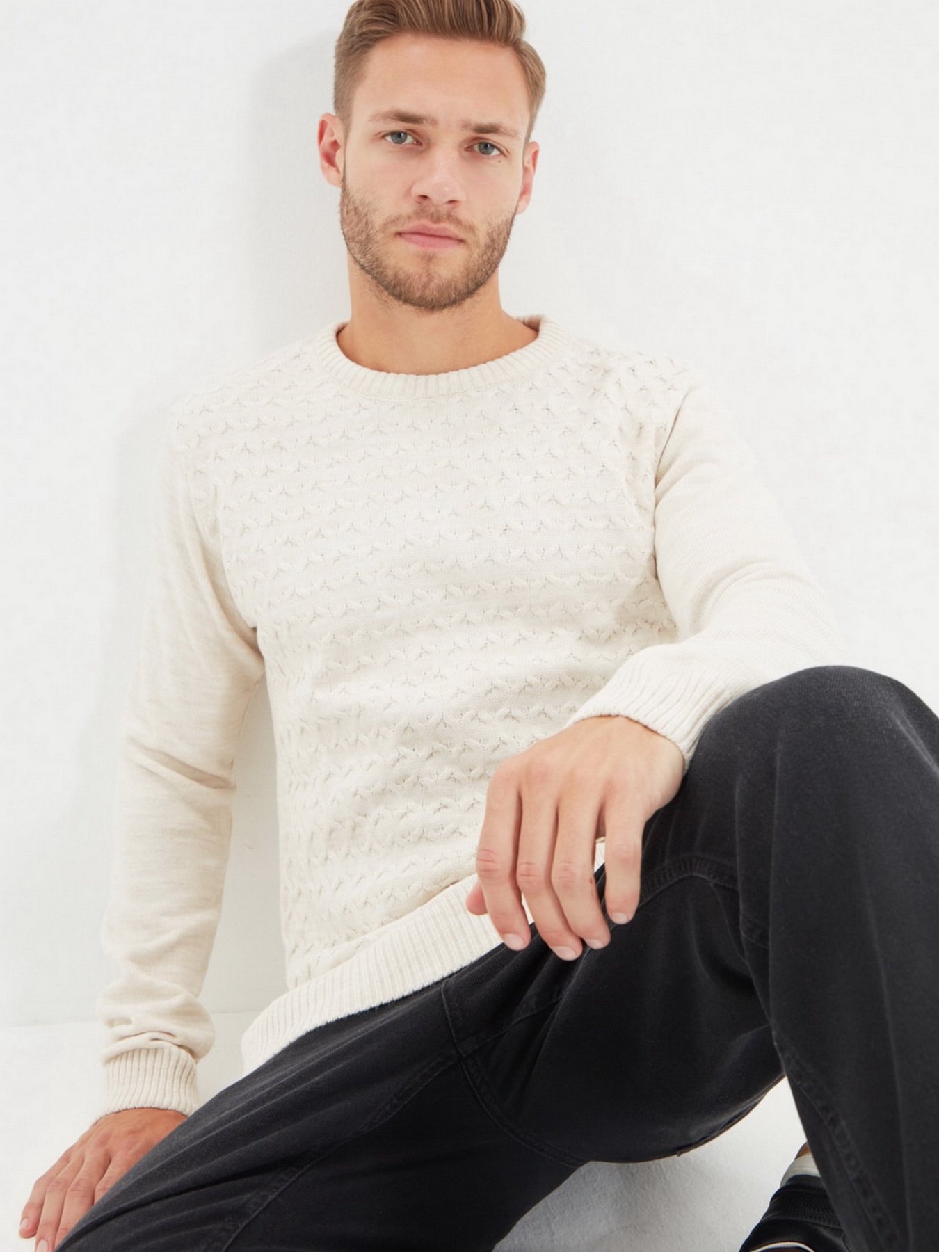 Джемпер Trendyol модель TMNAW22KZ0374/Bej Фото