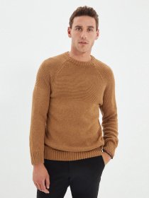 Джемпер Trendyol модель TMNAW22KZ0391/Camel Джемпер Trendyol модель TMNAW22KZ0391/Camel Фото