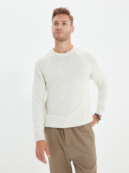 Джемпер Trendyol модель TMNAW22KZ0391/Ekru Фото