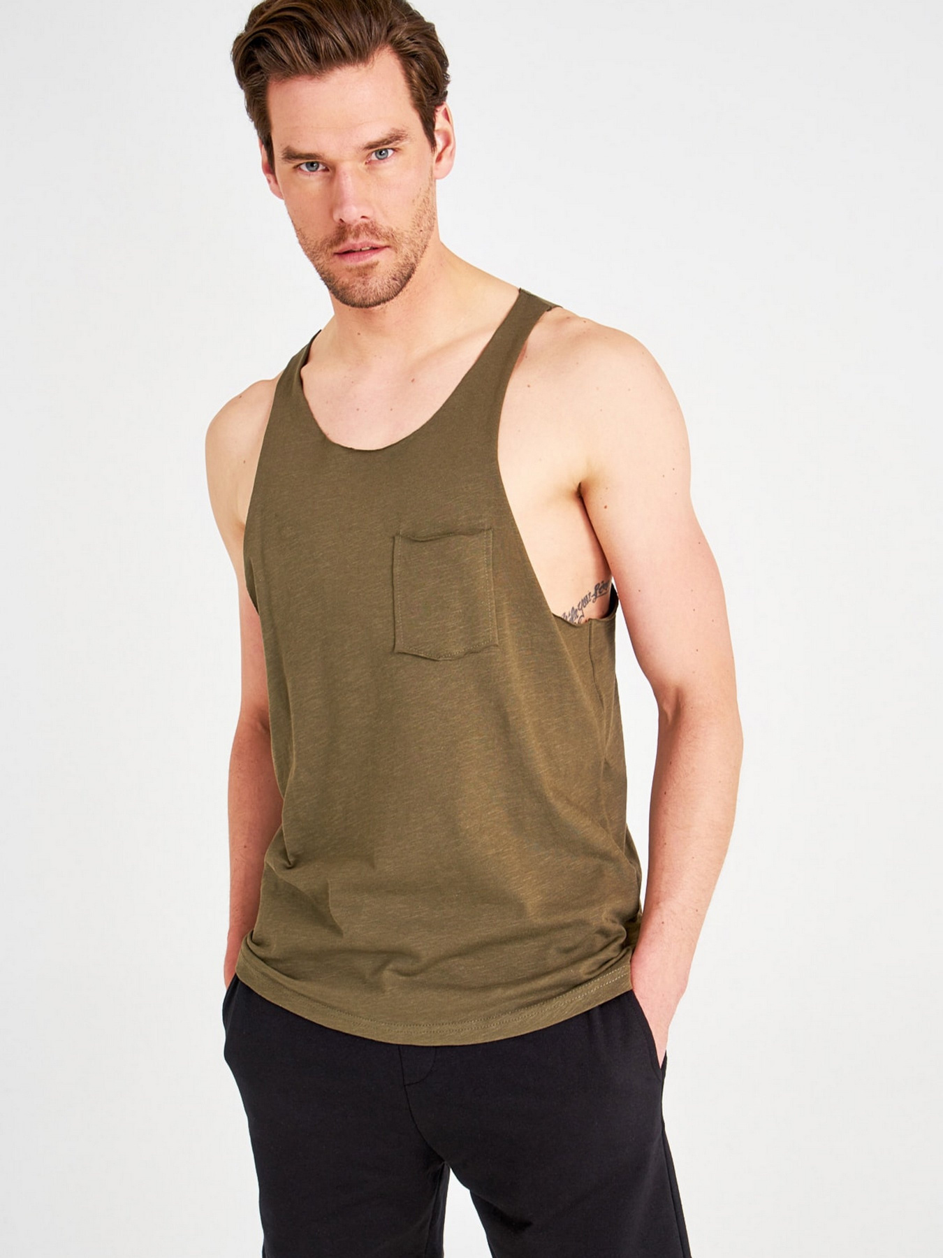 Майка Trendyol модель TMNSS20AL0054/Haki Фото