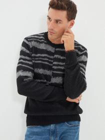 Джемпер Trendyol модель TMNAW22KZ0566/Siyah Джемпер Trendyol модель TMNAW22KZ0566/Siyah Фото