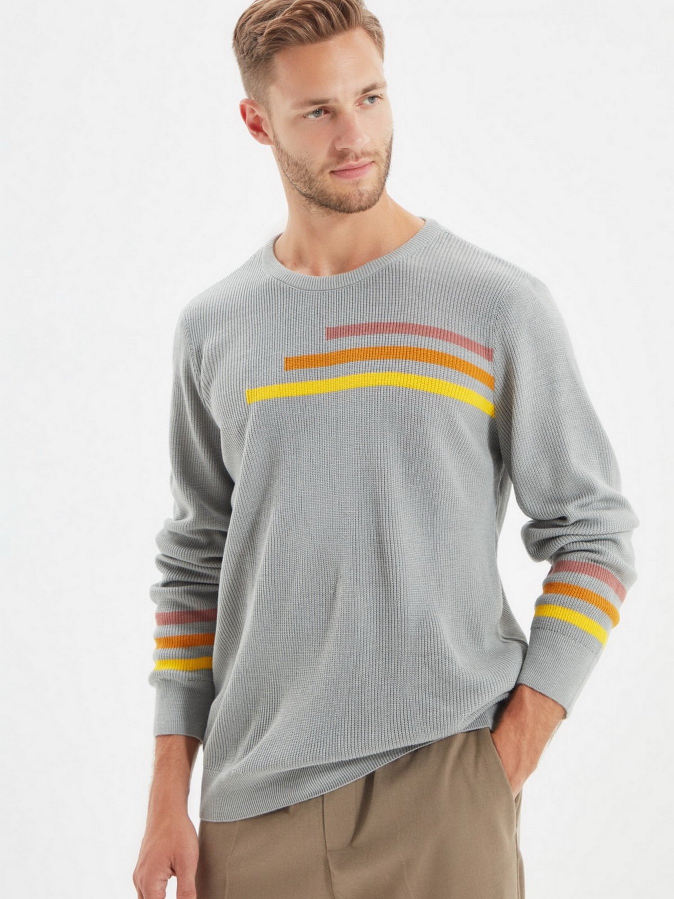 Джемпер Trendyol модель TMNAW22KZ0794/Gri Фото