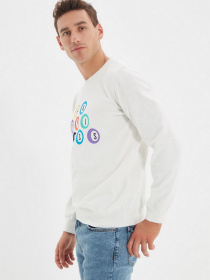 Джемпер Trendyol модель TMNAW22KZ1415/Ekru Джемпер Trendyol модель TMNAW22KZ1415/Ekru Фото