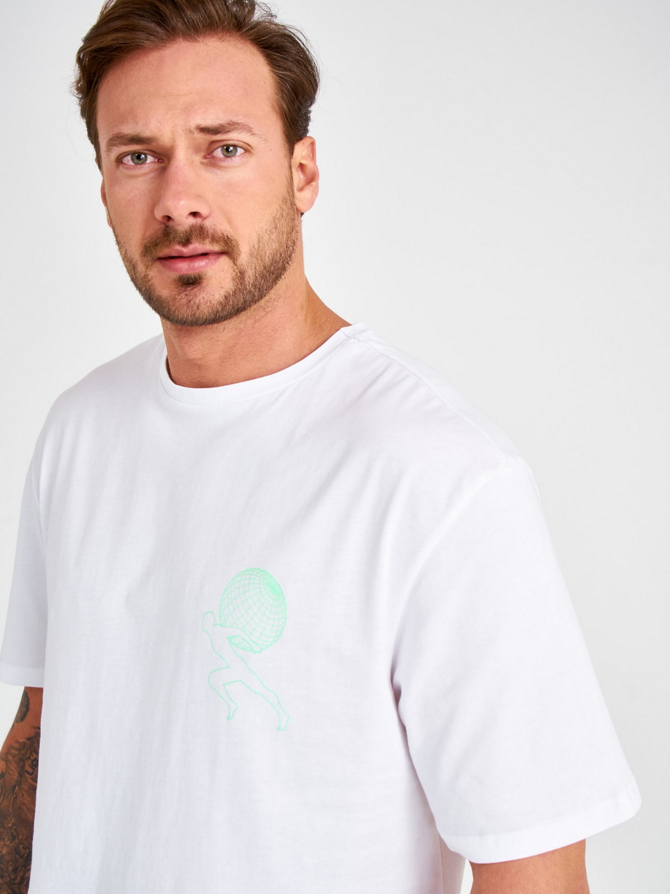 Футболка Trendyol модель TMNSS20TS1041/Beyaz Фото