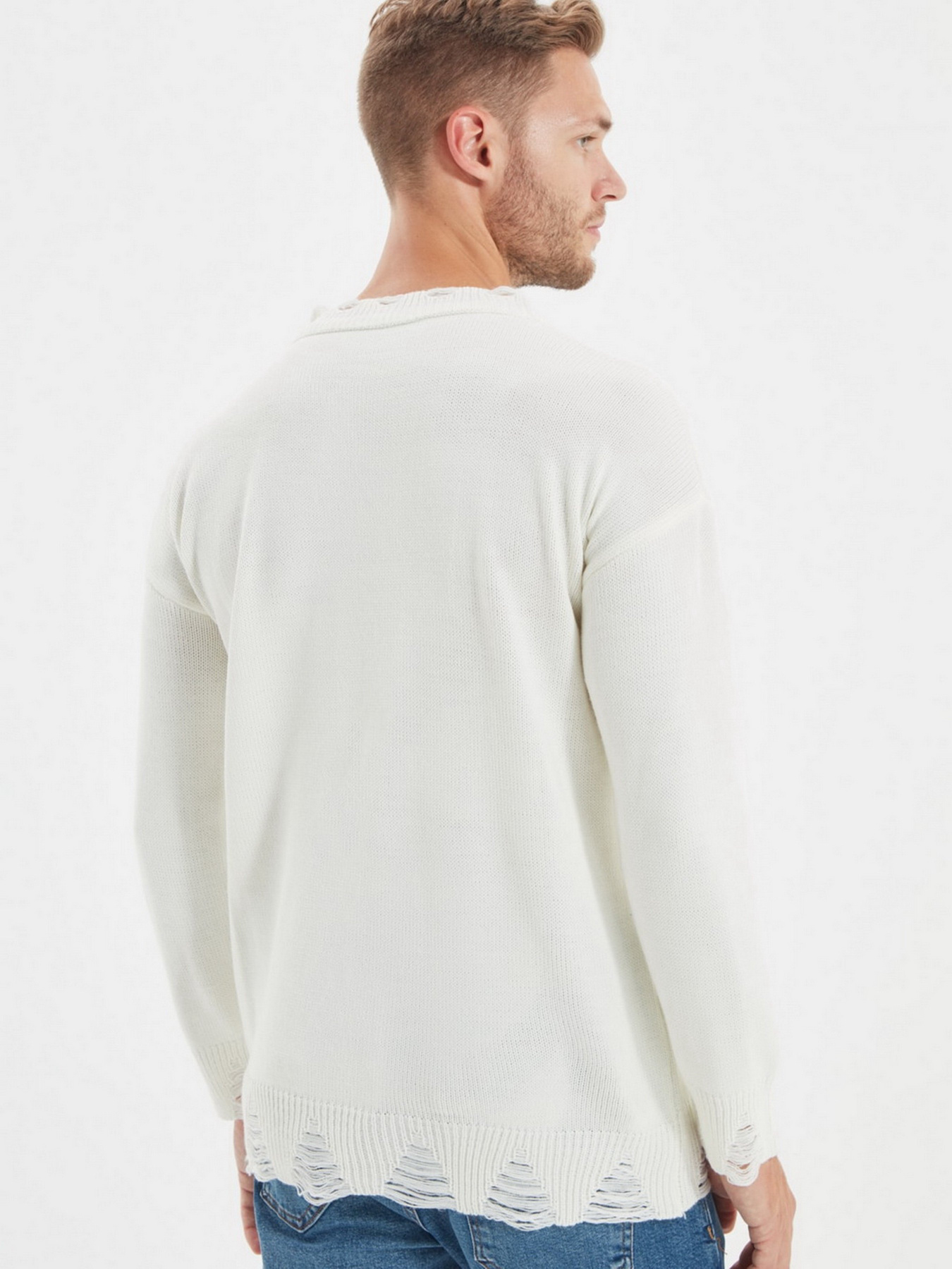 Джемпер Trendyol модель TMNAW22KZ1575/Ekru Фото