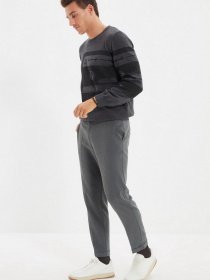 Штани класичні Trendyol модель TMNAW22PL0117/Gri Фото
