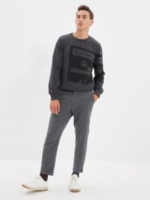 Штани класичні Trendyol модель TMNAW22PL0117/Gri Фото