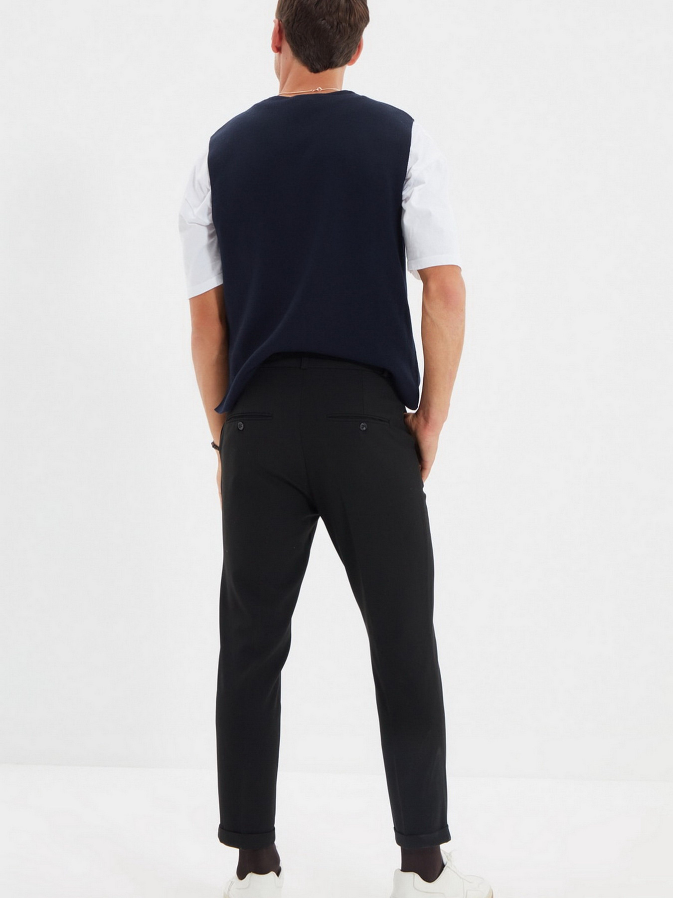 Штани класичні Trendyol модель TMNAW22PL0117/Siyah Фото