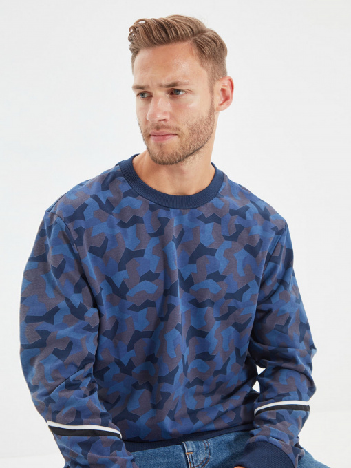 Світшот Trendyol модель TMNAW22SW0048/Lacivert Фото