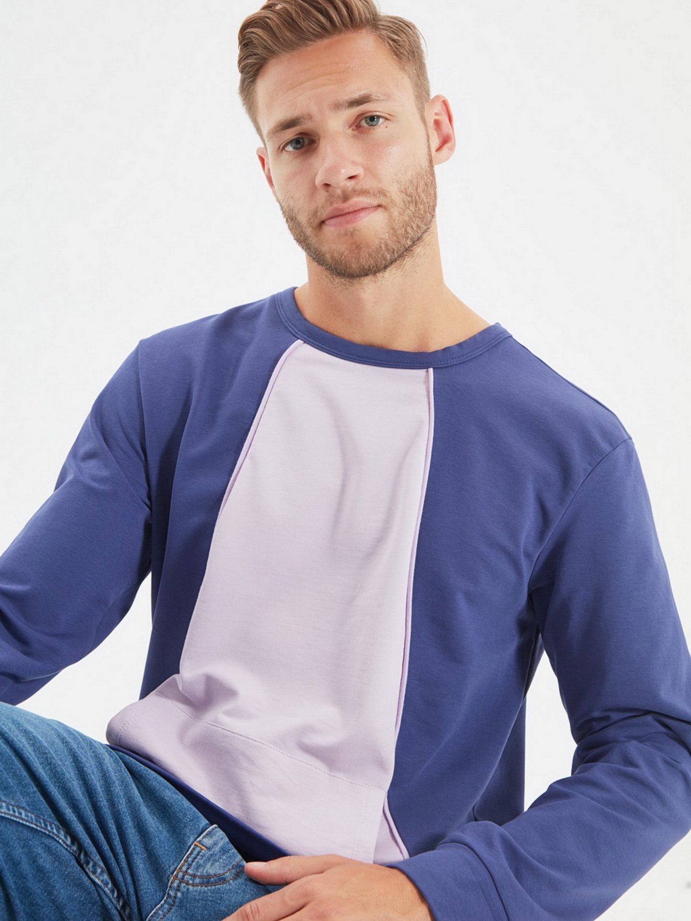 Свитшот Trendyol модель TMNAW22SW0075/Mor Фото