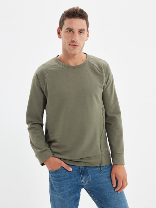 Свитшот Trendyol модель TMNAW22SW0086/Haki Фото