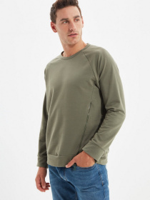 Світшот Trendyol модель TMNAW22SW0086/Haki Фото