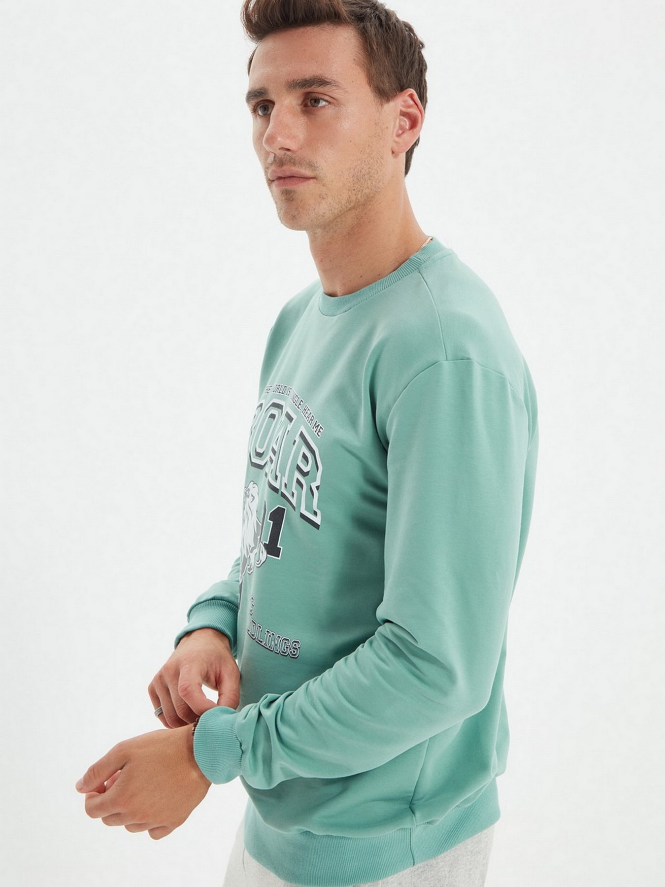 Світшот Trendyol модель TMNAW22SW0097/Mint Фото