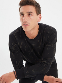 Свитшот Trendyol модель TMNAW22SW0364/Siyah Фото